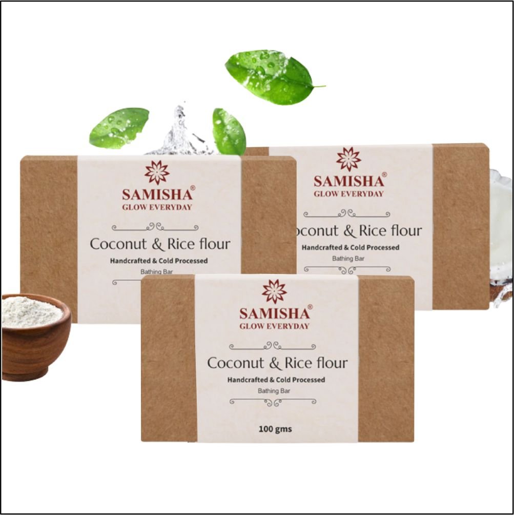 Samisha Organic Coconut Rice Flour Soap Best Deals Organic Orion 6480