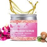 Rose Body Scrub-front-Nisarg Organic