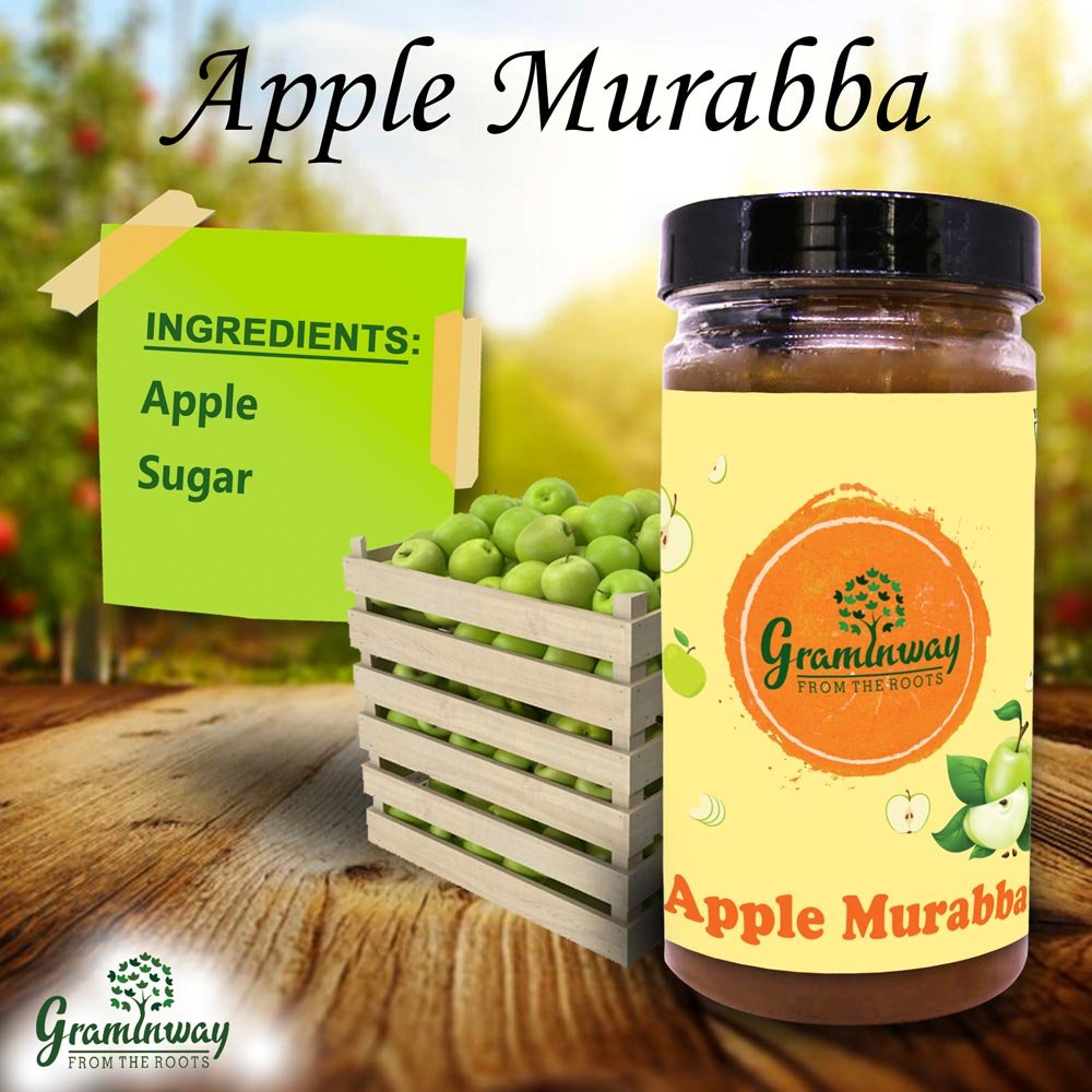 Apple Murabba 500 gm-Graminway