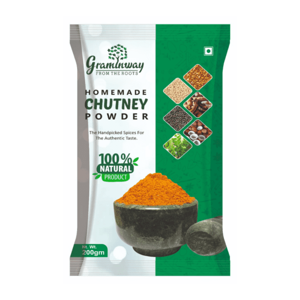 Homemade Chutney Powder -front1-graminway
