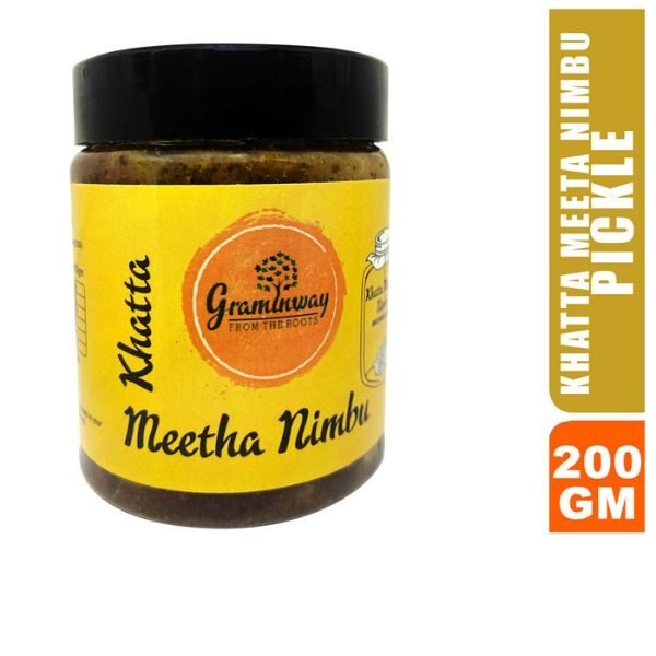 Khatta Meetha Nimbu 200 gm-front-Graminway