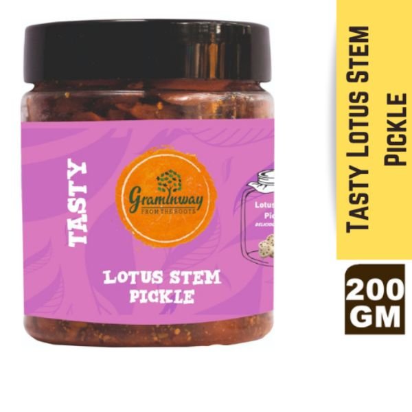 Lotus Stem Pickle 200 gm-front-Graminway