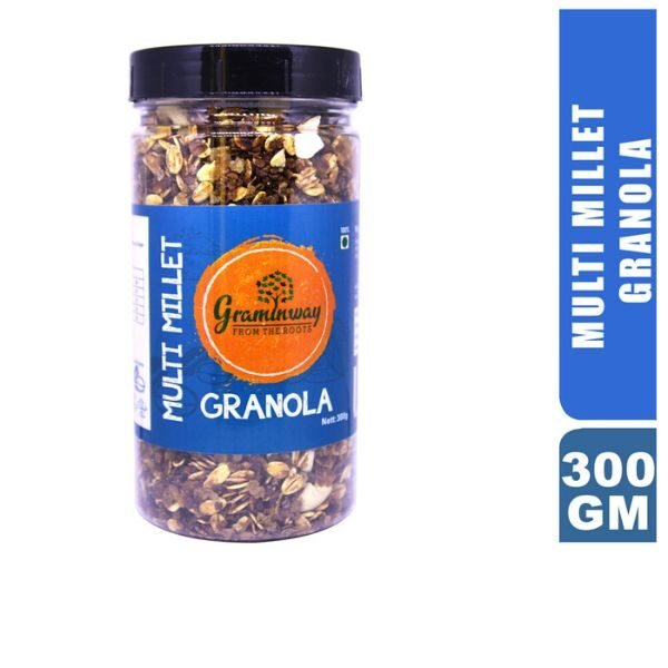 Multi Millet Granola 300 gm-front-Graminway