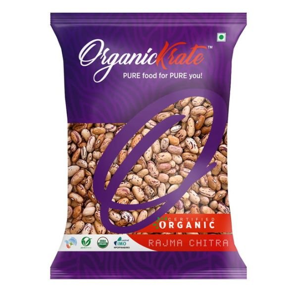 Rajma Chitra (Kidney Beans - Chitra)-front-OrganicKrate