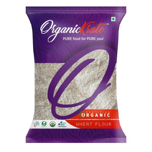 Whole Wheat Flour (Atta) (Premium Grain)-front-OrganicKrate