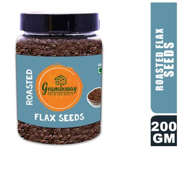 Roasted Flax Seeds -front1-Graminway
