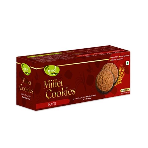 Gudmom Ragi Millet Cookies 80 gm
