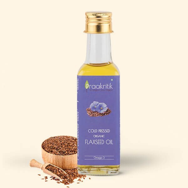 Cold Pressed Flaxseed Oil 500ml-front-praakritik