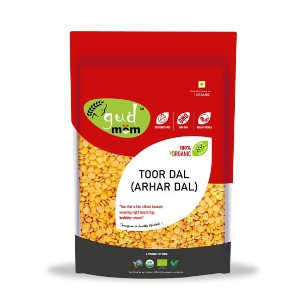 Gudmom Organic Toor Dal - Arhar Dal 1 Kg-4