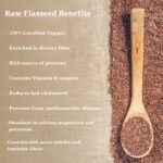 Organic Flaxseed Raw 250 gm (Pack of 2)-Nutriorg