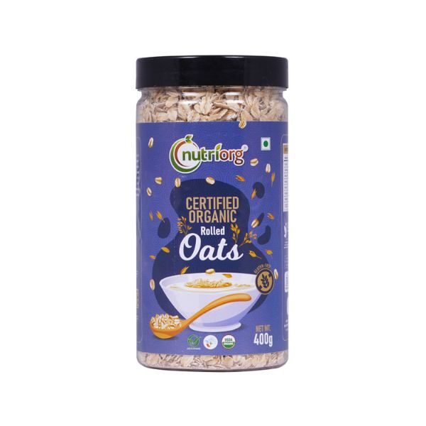 Certified Organic Rolled Oats-front-nutriorg