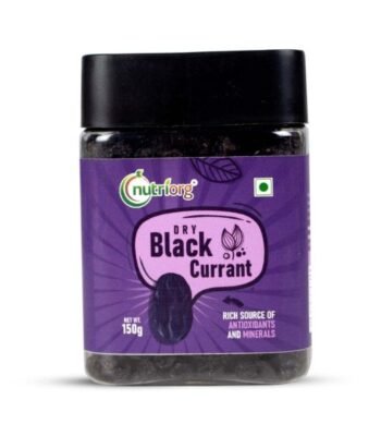 Dried Black Currants 300g ( Pack 0f 2)-front-nutriorg