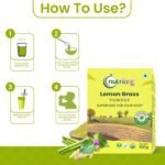 Nutriorg Lemon Grass Powder 100g ( Pack of 2)5