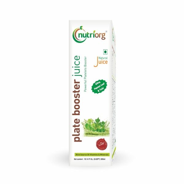 Nutriorg Platebooster Juice 300 ml ( Pack of 2)1