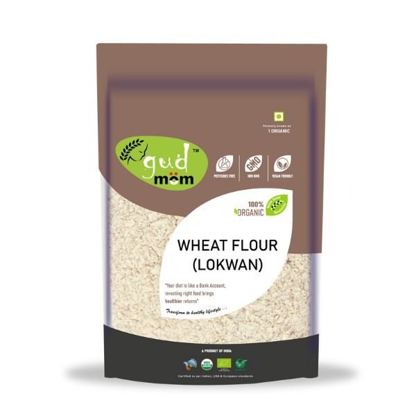 gudmom Organic Wheat Flour (Lokwan) 1 Kg-3