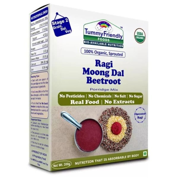 Sprouted-Ragi-Moong-Dal-Beetroot-Porridge-Mix-front-tummy friendly food