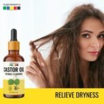 Organix Mantra Castor Oil for Hair, Eyebrows & Eyelashes Growth 100% Pure, Natural & Cold Pressed Organic Oil, 30ML x 210