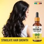 Organix Mantra Castor Oil for Hair, Eyebrows & Eyelashes Growth 100% Pure, Natural & Cold Pressed Organic Oil, 30ML x 22