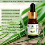 Lemongrass Essential Oil 10 ml (With Dropper)-2-hillpure organic