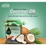 Organic Extra Virgin Cold Pressed Coconut Oil ,For Skin, Hair, Oral Care & Cooking 400 ml back3-farm2mumma