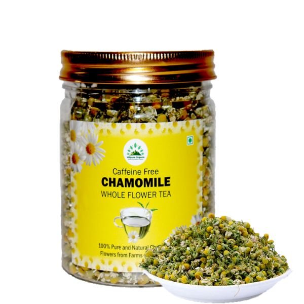 Chamomile Tea 50 gm front-Hillpure organic