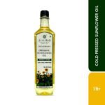 Cold Pressed Sunflower Oil 1lit1 front-jivika organics