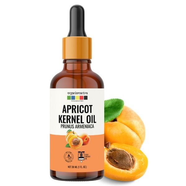 Apricot Kernel Oil, 100% Pure, Natural & Cold Pressed Organic Oil-front-organix mantra