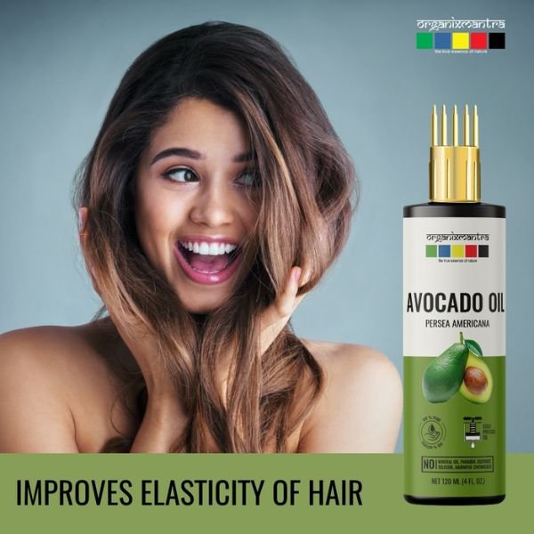 Organix Mantra Avocado Oil for Hair Growth, Moisturizing Skin & Face Massage 100% Pure, Na (3)