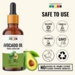 Avocado Oil for Hair Growth, Moisturizing Skin & Face Massage 100% Pure, -use-organix mantra