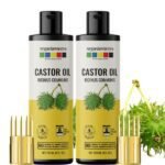 Castor Oil, 100% Pure, Natural & Cold Pressed Organic Oil, 120 ml x 2-2Organic Orion-Organix Mantra Castor Oil, 100% Pure, Natural & Cold Pressed Organic Oil, 120 ml x 2-front-organix mantra