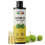 Castor Oil, 100% Pure, Natural & Cold Pressed Organic Oil-front-organix mantra