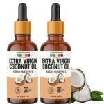 Extra Virgin Coconut Oil, 100% Pure, Natural & Cold Pressed Organic Oil, 30 ml x 2-front-organix mantra