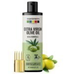 Extra Virgin Olive Oil, 100% Pure, Natural & Cold Pressed Organic Oil front-organix mantra