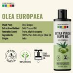 Extra Virgin Olive Oil, 100% Pure, Natural & Cold Pressed Organic Oil front