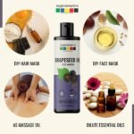 Grapeseed Oil for Hair Growth, Acne, Face Massage, Glowing, Radi (4)- organix mantra