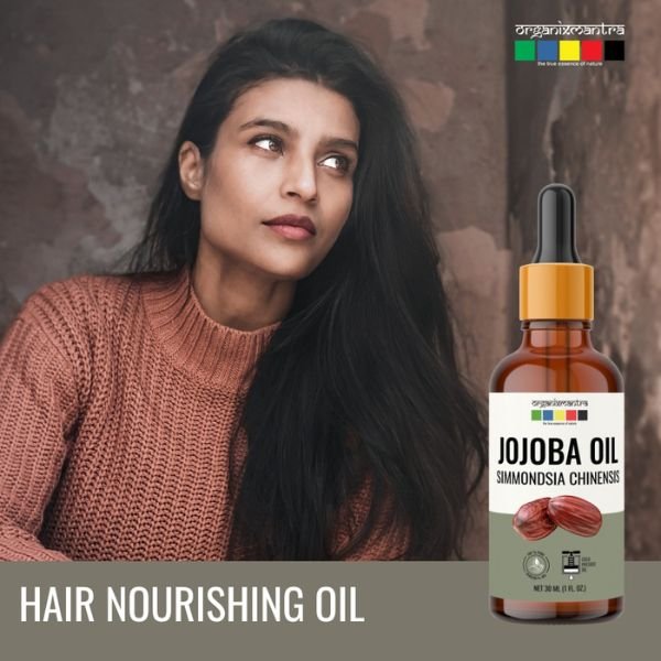 Organix Mantra Jojoba Oil for Hair Growth, Moisturizing Skin, Makeup Primer & Nails (3)
