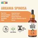 Moroccan Argan Oil, 100% Pure, Natural & Cold Pressed Organic Oil-6-organix mantra