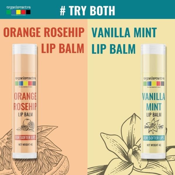 Organix Mantra Vanilla Mint Lip Balm, Soothing Lip Care with Refreshing Flavor 4G (5)