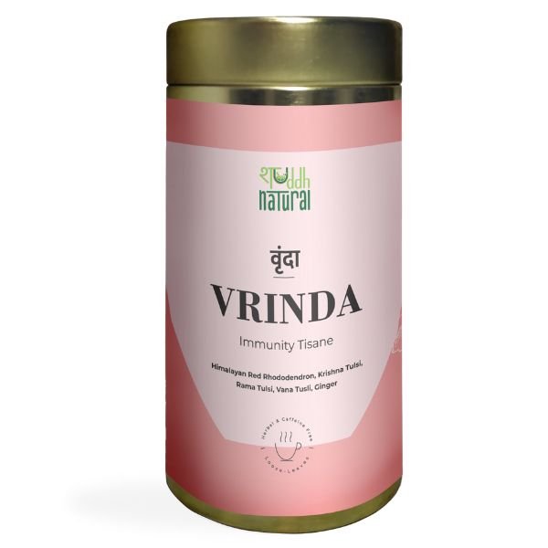 Vrinda (Tulsi Buransh) Tisane 30 gm-front- Shuddh Natural