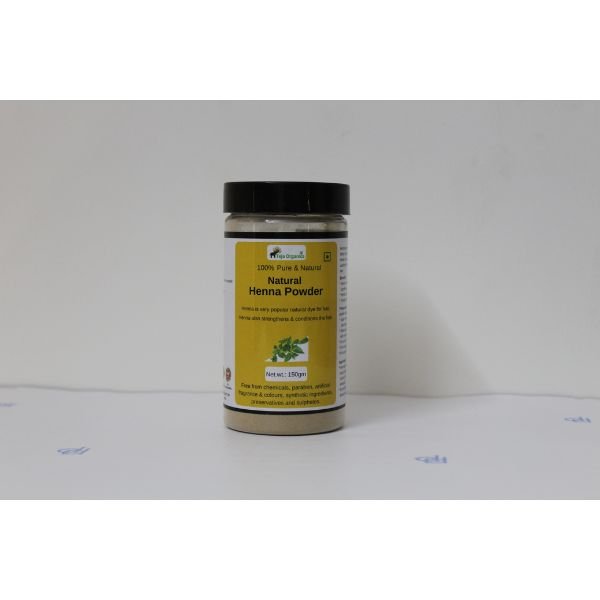 Henna Powder 150 gm-front1-Teja organics