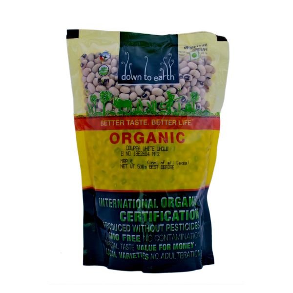 Cowpea White Whole 500 gm-Down to earth