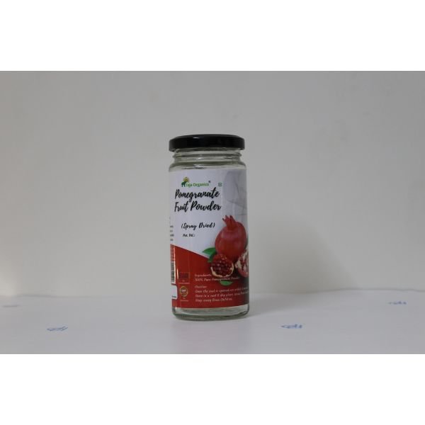 Pomegranate Powder 100 gm-front-Teja Organics