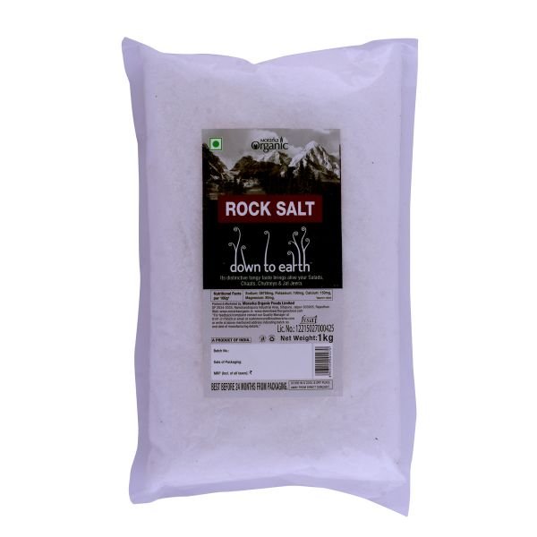 Rock Salt 1 kg-Front-down to earth