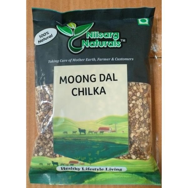 Moong Dal Chilka 500 gm-front-Nisarg natural