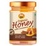 Organic Honey with Cinnamon 250 gm-front-ANP-Bee