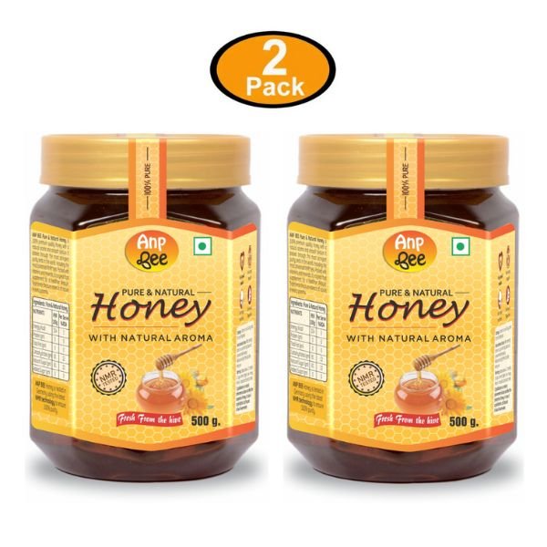 Organic Natural Honey (Pack of 2) 500 gm front-ANP-Bee
