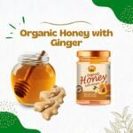 Organic Ginger, Cinnamon & Ashwagandha Honey (Trio Pack) 250 gm front-ANP-Bee