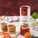 Honest Snacking Instant Ready Hot & Sour + Tomato Soup Cups |Total 140 gm (Total Cups 14)| front-dibha