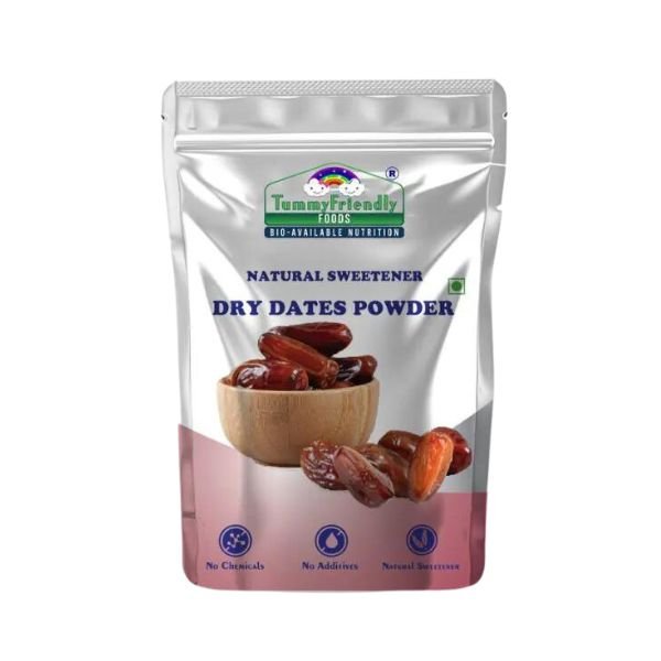 dry dates powder-front-Tummy Friendly Foods
