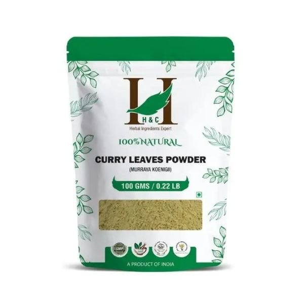 Organic Orion-h & c -curry leaves powder front